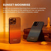 Pitaka for iPhone 16 Pro Max Case Aramid Fiber Woven [Tactile Woven Case] (Sunset)