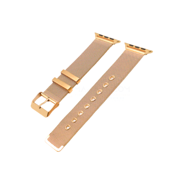 Apple Watch Milanese Loop Stainless Steel Band-Gold (Near to Original)