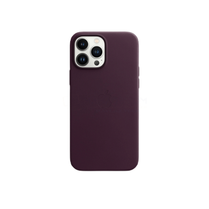 iPhone 13 Pro Max Leather Cover with MagSafe-Dark Cherry (Original)