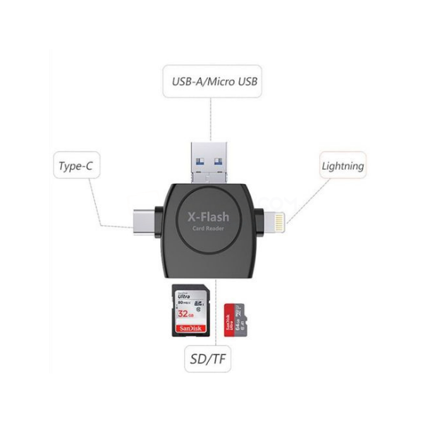 X Flash Drive 3.0 Multi Card Reader – RAYLAZ.PK