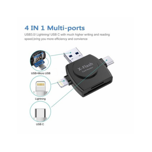 X Flash Drive 3.0 Multi Card Reader – RAYLAZ.PK