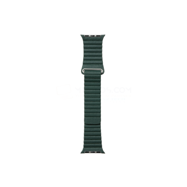 Apple Watch Magnetic Leather Loop-Forest Green (Near to Original)