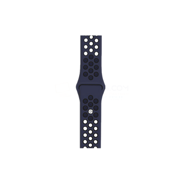 Apple Watch Soft Silicone Nike Sports Band Dark Blue-Black (Near to Original)