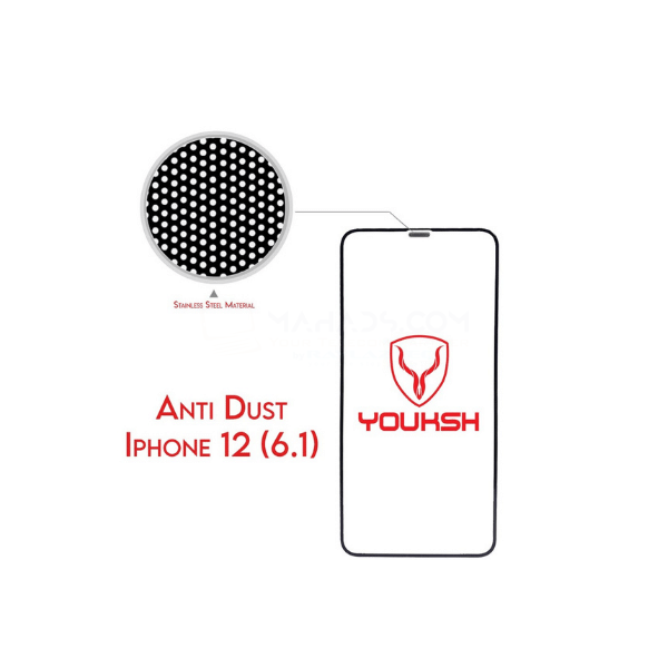 YOUKSH iPhone 12 (6.1) Anti Dust Glass Protector