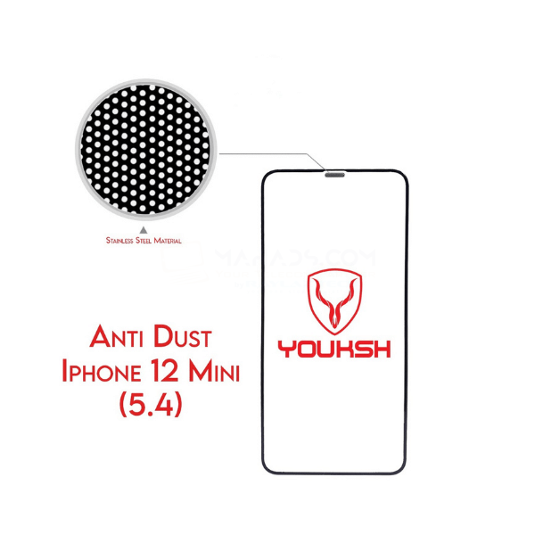 YOUKSH iPhone 12 Mini (5.4) Anti Dust Glass Protector