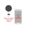 YOUKSH iPhone 7/8 (4.7) Privacy Anti Dust Glass Protector (White)