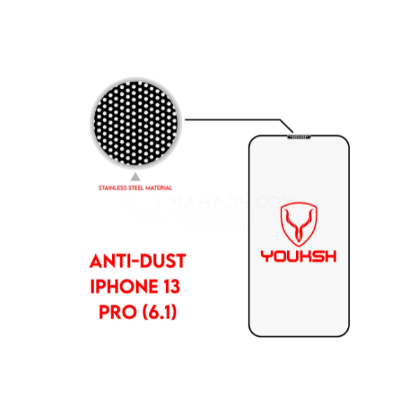 YOUKSH iPhone 13 Pro (6.1) Anti Dust Glass Protector